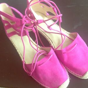 Marc Fisher Lace Up Espadrilles